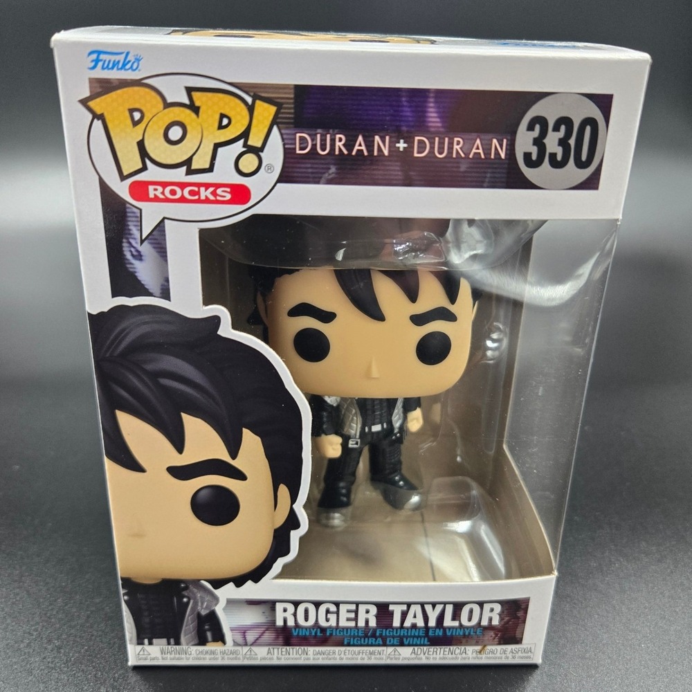 Funko Pop Rocks Duran Duran Roger Taylor 330 Vinyl Figure New Boxed
